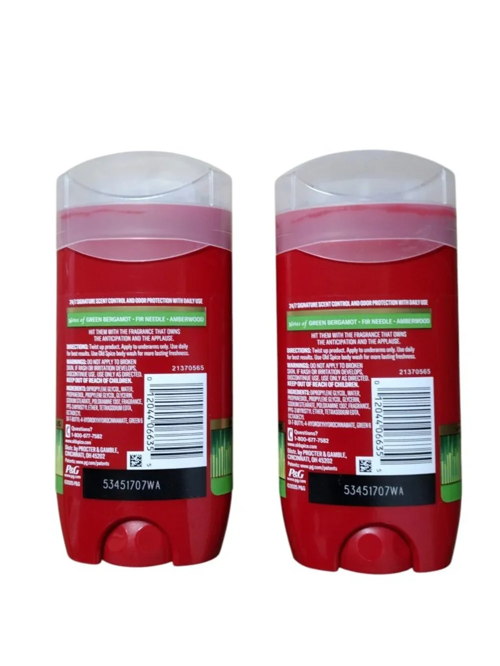 Old Spice 2 Pack Beatdrop Aluminum Free Deodorant Citrus Green Bergamot 3oz Each